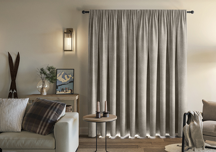 Florence Faux Suede, Taupe Brown - Made to Measure Curtains - Image 7